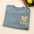 Personalizado Deportes Ball Bow Multicolor Camiseta Sudadera Sudadera con capucha con texto bordado Cumpleaños Aniversario Regalo para Mujeres Entusiastas del Deporte