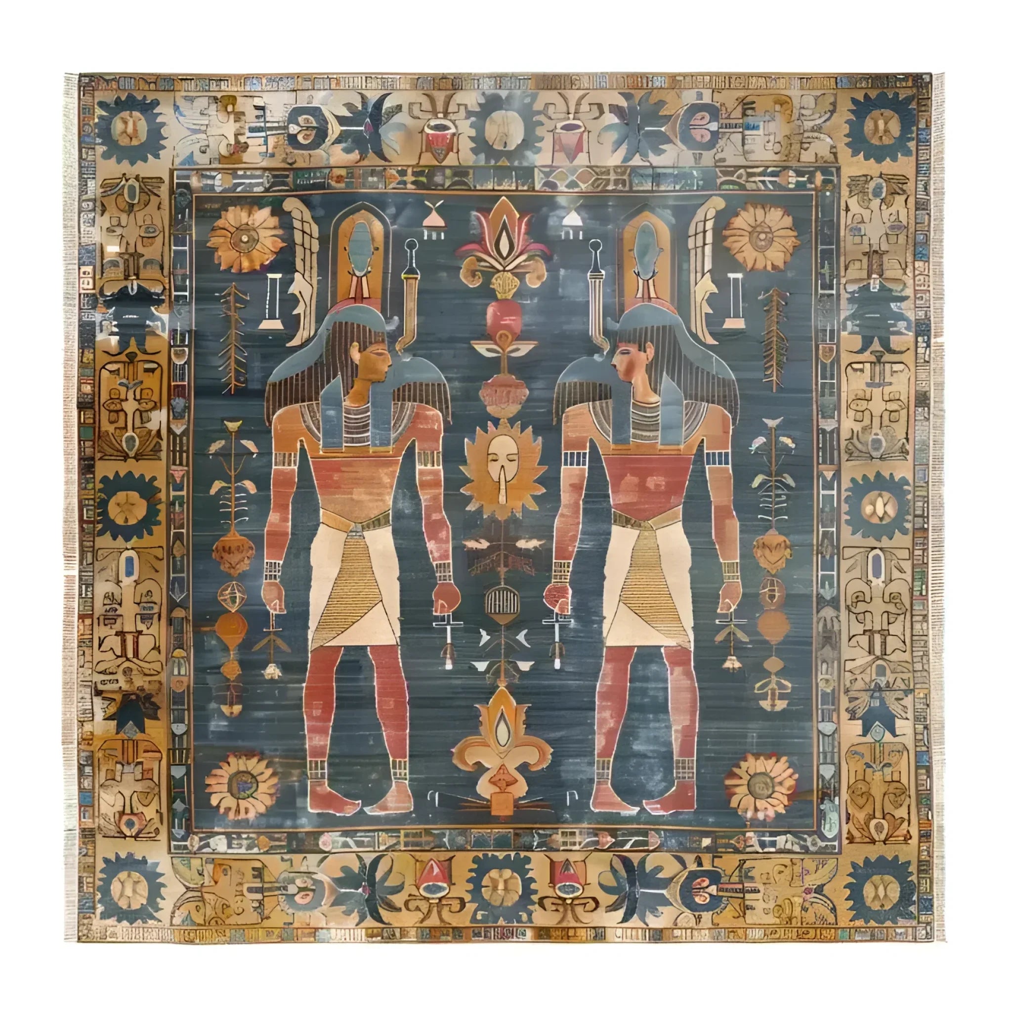 Egyptian Heritage Hand Knotted Area Rug