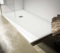 BATHME QUALSTONE Plato de Ducha Resina Blanco Ancho 70 cm