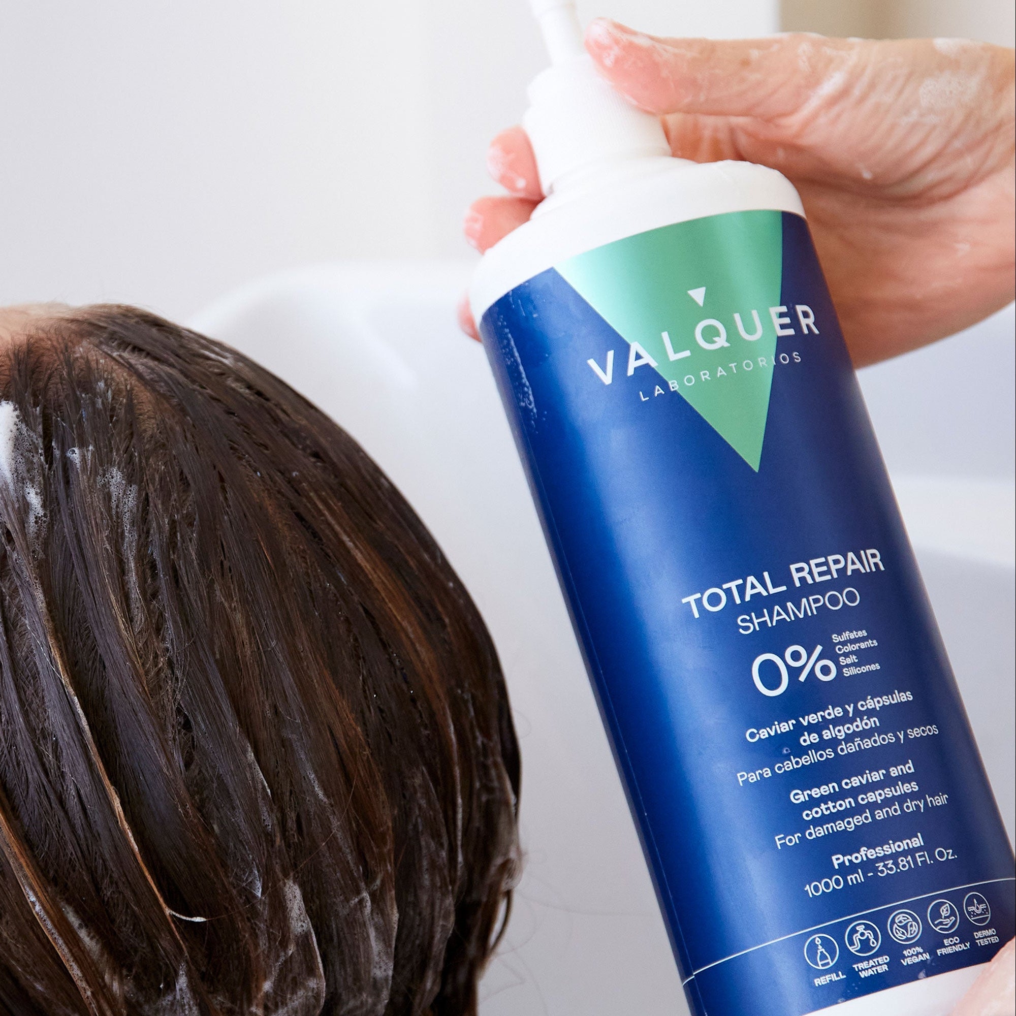 Champú Reparador para cabello dañado - 0% Sin Sulfatos