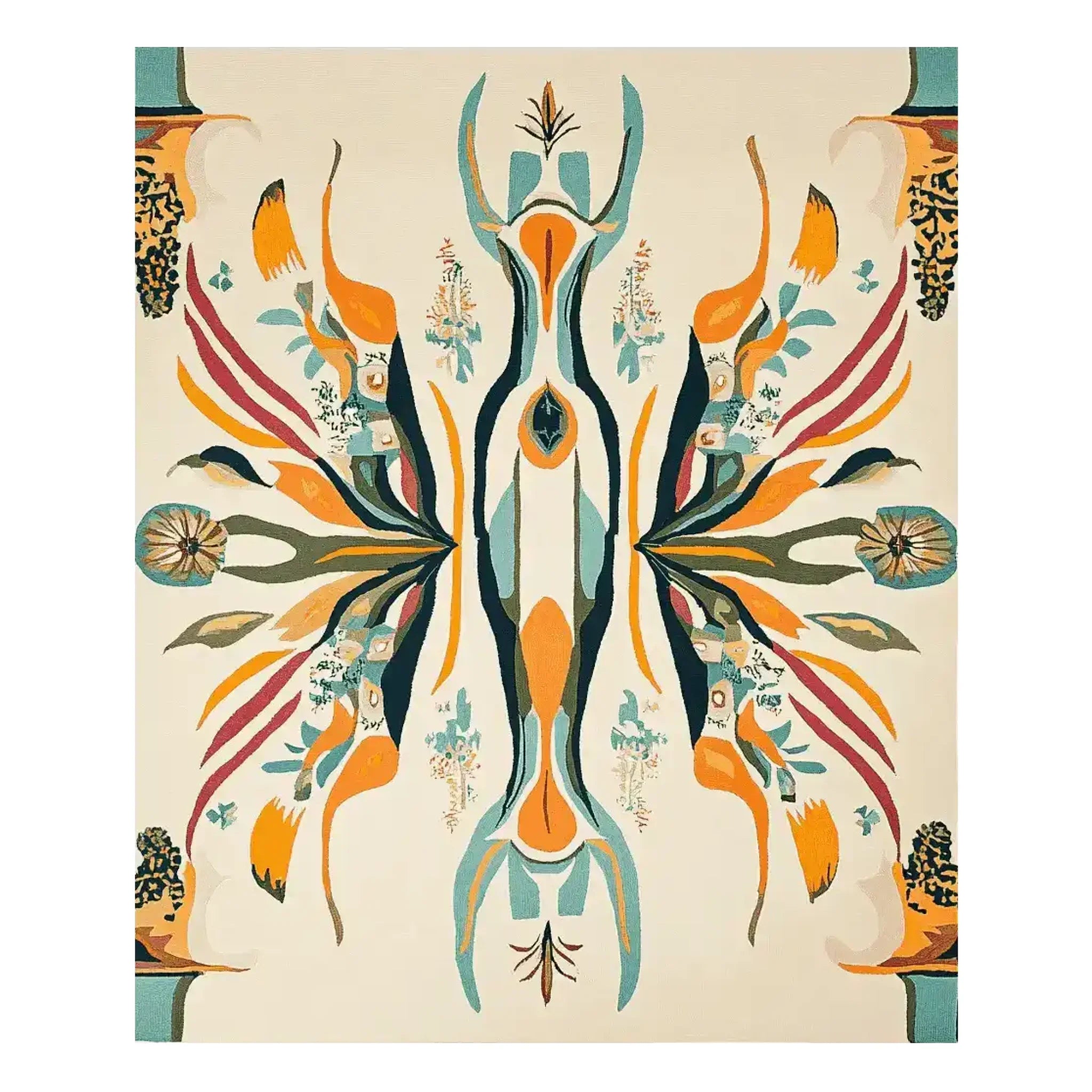 Electric Abstract Pulse Hand Tufted Rug