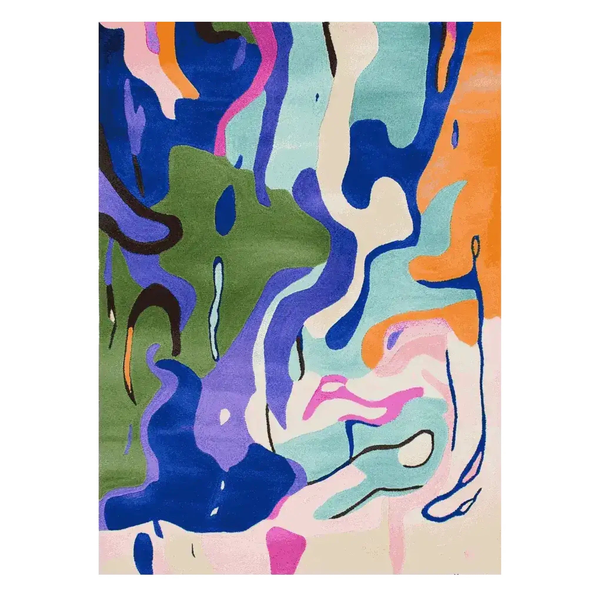 Electric Trail Hand Tufted Rug
