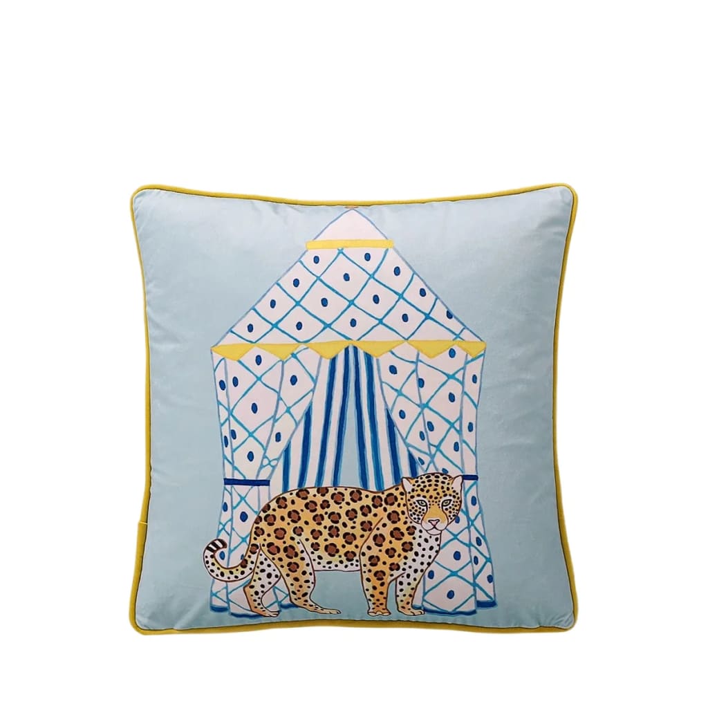 Elegant Safari Leopard Pavilion Decorative Pillow Cover – Maia Homes
