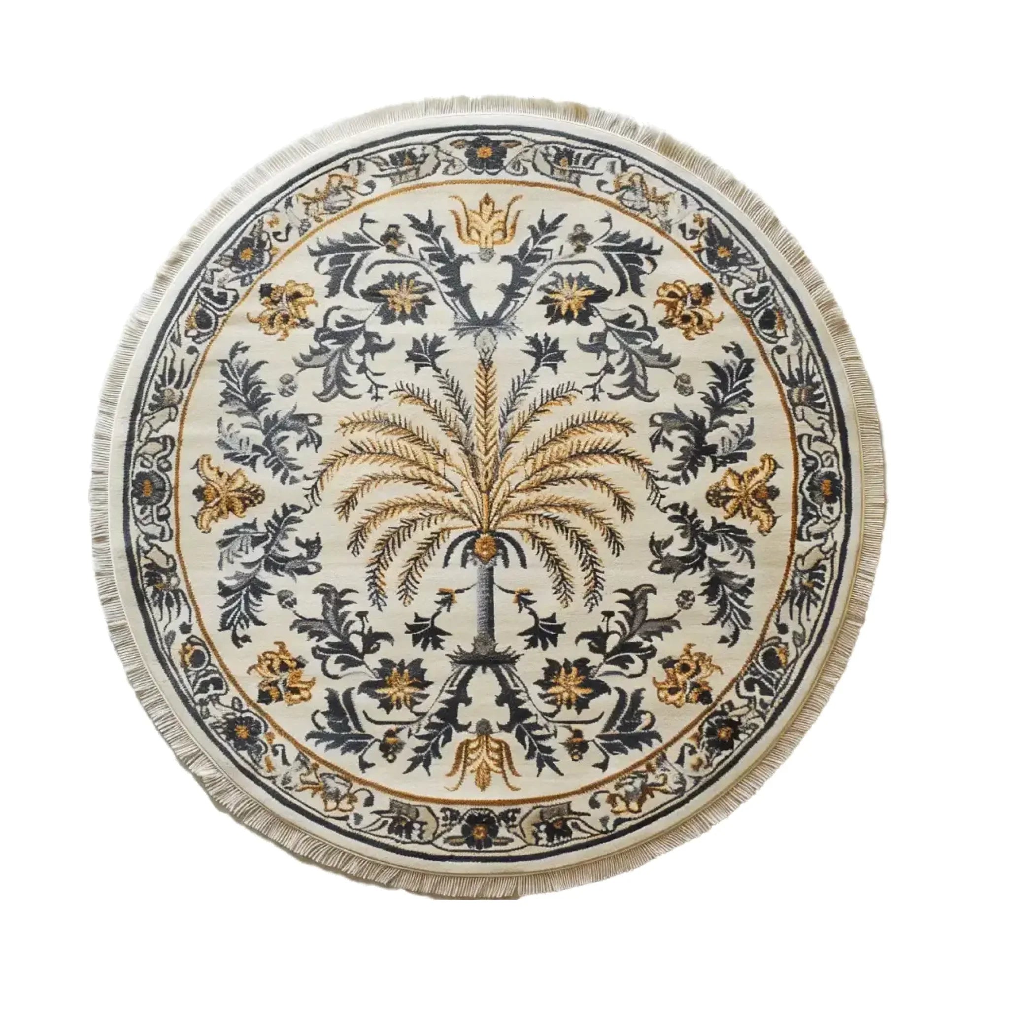 Elysian Palm Knotted Wool Rug