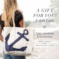 Email a Gift Card Handmade in Maine from Recycled Sails