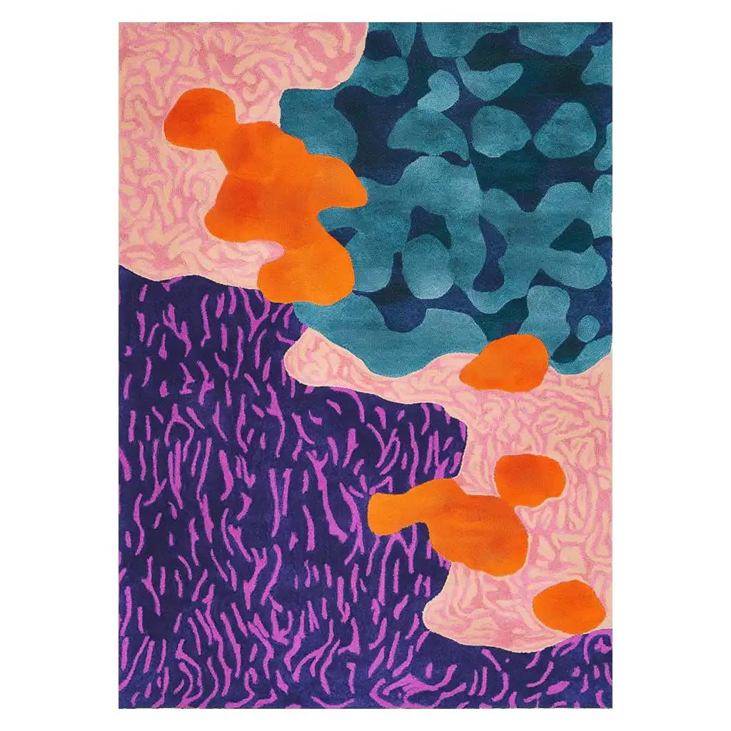 Ember Horizon Fusion Hand Tufted Wool Rug