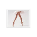 En Pointe Elegance | Dance-Art Framed Poster #52 (17.5" H x 21.5" W)