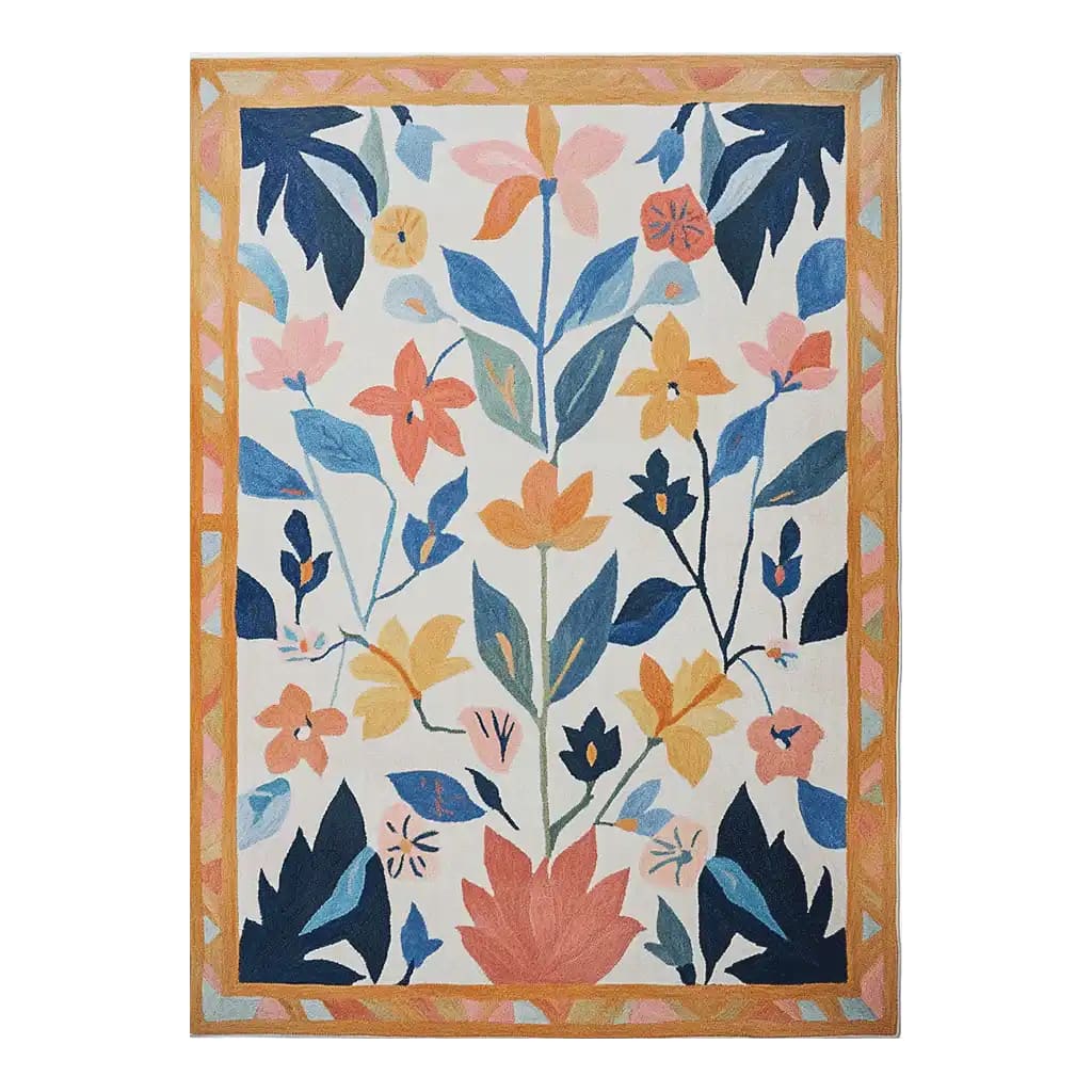 Enchanted Blossom Hand Tufted Wool Rug