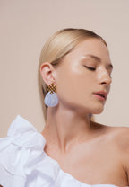 Pendientes Endless Knot Azul
