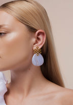 Pendientes Endless Knot Azul