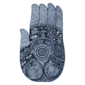 Engraved Buddha Hand Shaped Rug