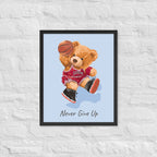 Cuadro decorativo Nerver give up Osito