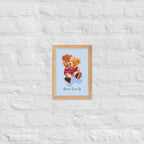 Cuadro decorativo Nerver give up Osito