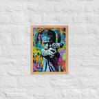 Cuadro decorativo con marco Niña Enfadada 1