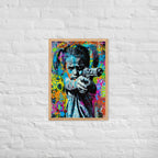 Cuadro decorativo con marco Niña Enfadada 1