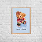 Cuadro decorativo Nerver give up Osito