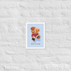 Cuadro decorativo Nerver give up Osito