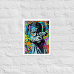 Cuadro decorativo con marco Niña Enfadada 1