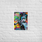 Cuadro decorativo con marco Niña Enfadada 2