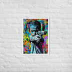 Cuadro decorativo con marco Niña Enfadada 1