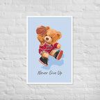 Cuadro decorativo Nerver give up Osito