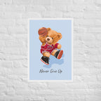 Cuadro decorativo Nerver give up Osito