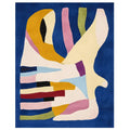 Eroded Lightscape Veil Hand Tufted Rug