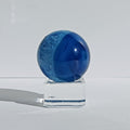 Sphère d'agate bleue