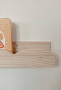 Estantes flotantes nube de madera maciza