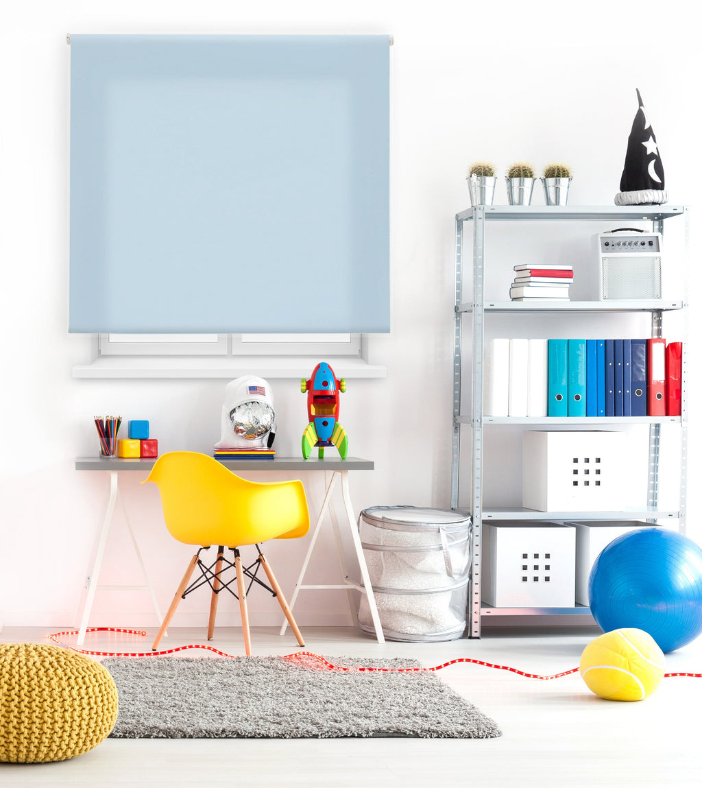 Estor Enrollable 180X175 CELESTE Poliéster Translúcido