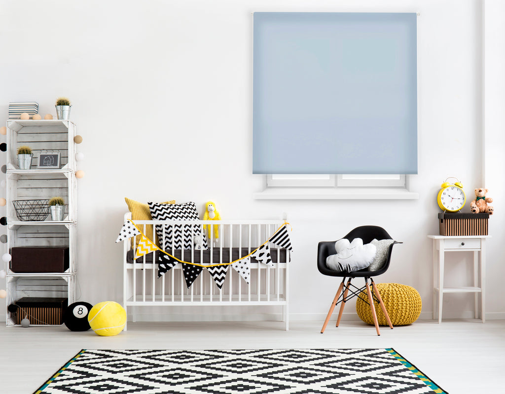 Estor Enrollable 180X175 CELESTE Poliéster Translúcido