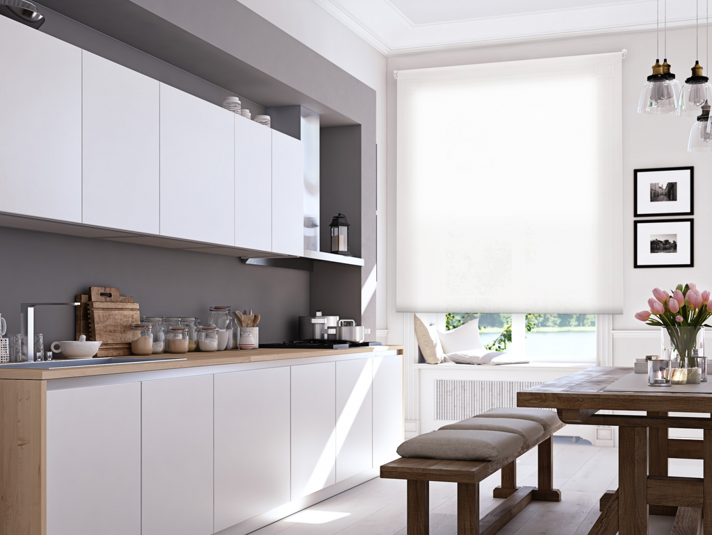 Estor Enrollable 180X250 CRUDO Poliéster Translúcido