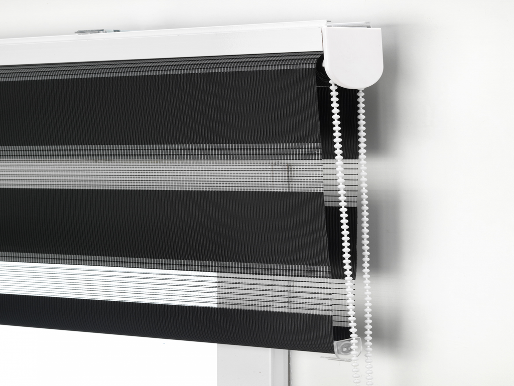 Estor Enrollable 180X250 NEGRO Noche y Día