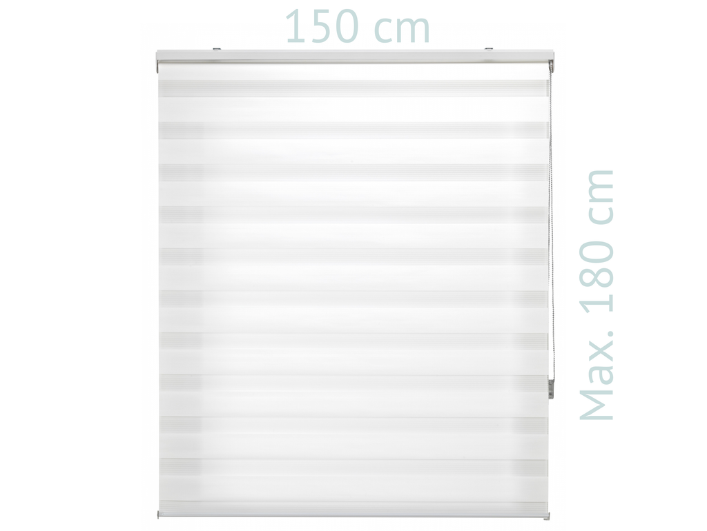 Estor Enrollable 150X180 CREMA Noche y Dia