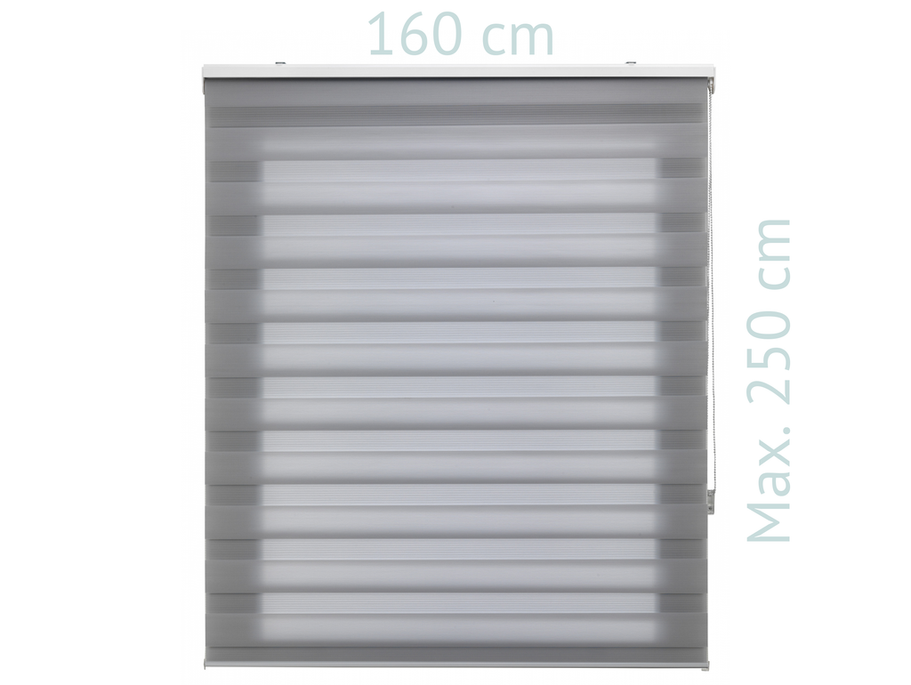 Estor Enrollable 160X250 GRIS Noche y Día