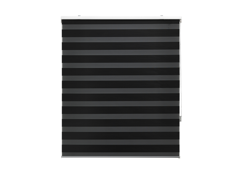 Estor Enrollable 180X250 NEGRO Noche y Día