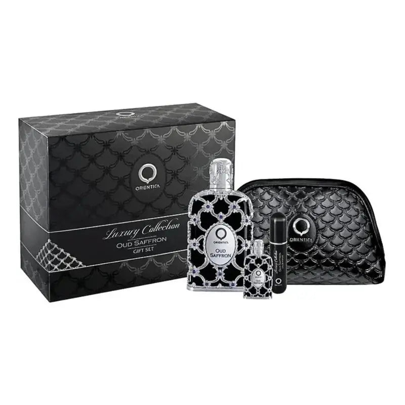 Oud Saffron Orientica – Estuche Exclusivo 4 Pzs | Colección Premium