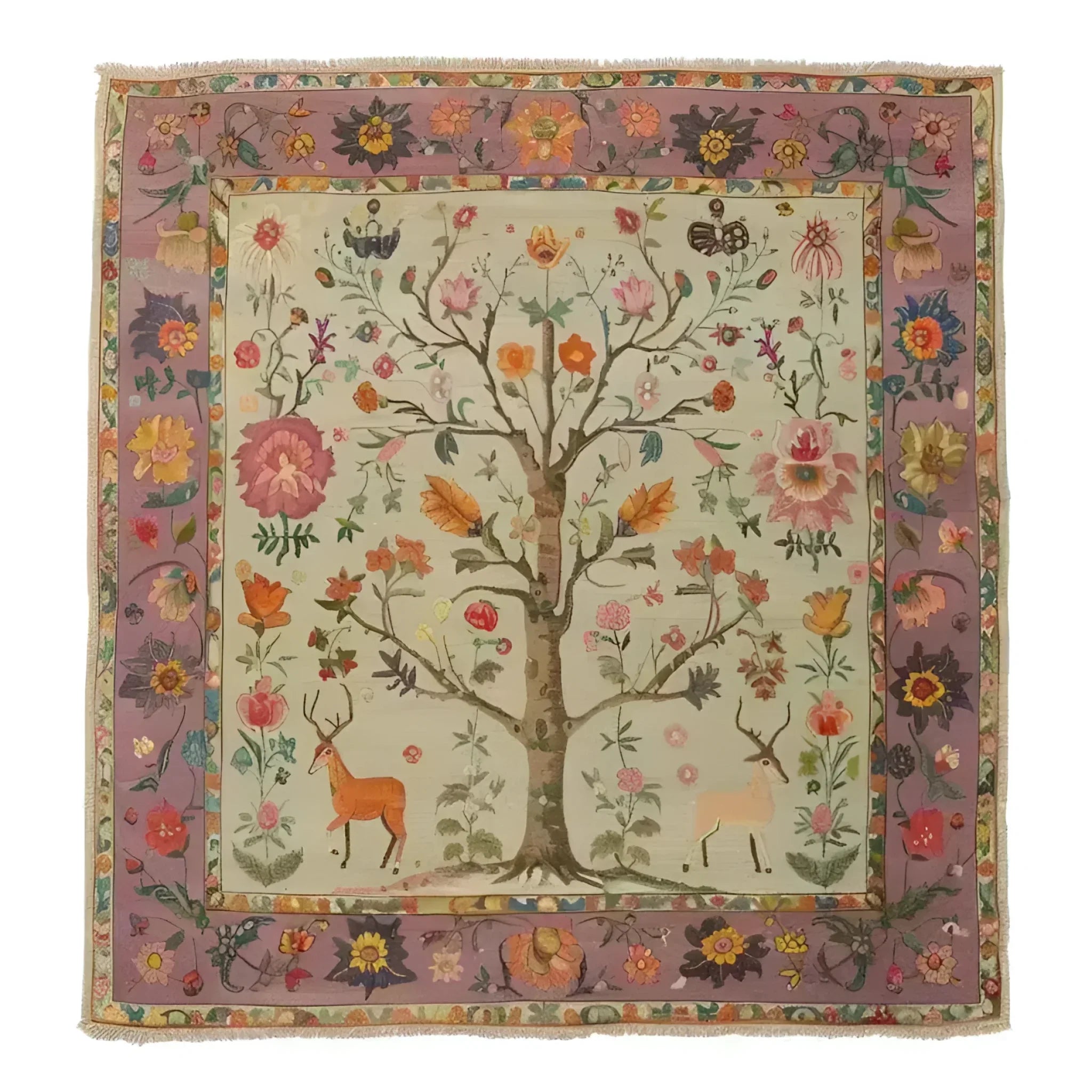 Eternal Growth Tapestry Hand Knotted Area Rug