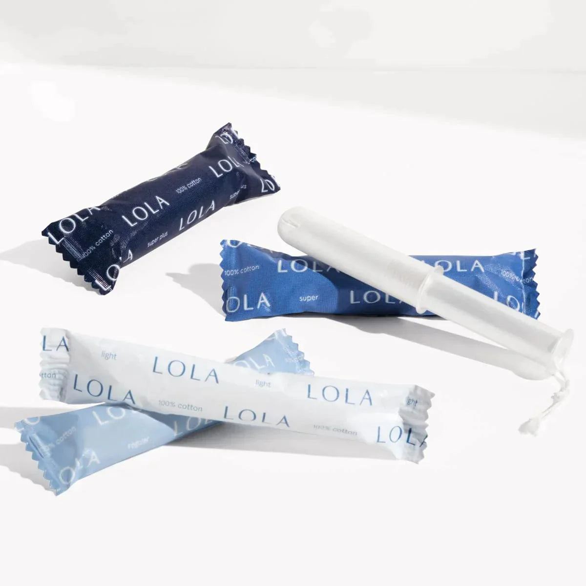 Compact applicator tampons: 3-month supply By LOLA