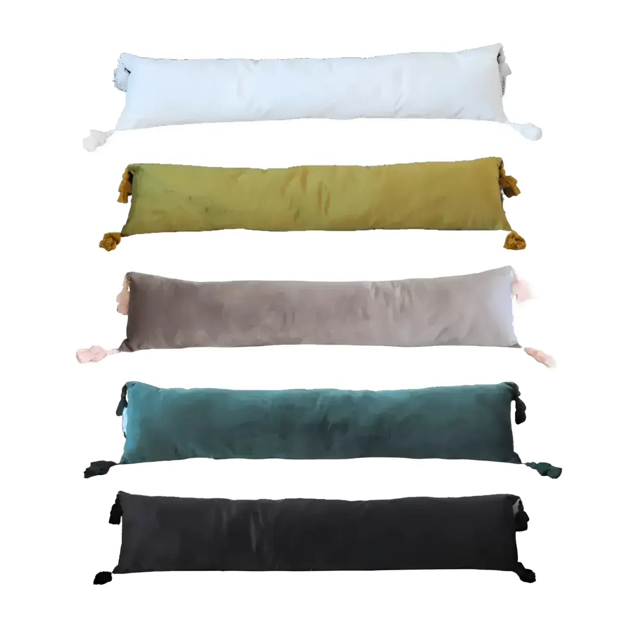 Extra Skinny Lumbar Pillow with Tassels
