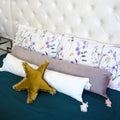 Extra Skinny Lumbar Pillow with Tassels - Perfect White