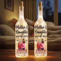 Personalizado de dibujos animados mamá y 1-4 niños para siempre unidos LED lámpara de botella con nombres Cumpleaños Decoración para el hogar Día de la Madre Regalo para mamá Abuela