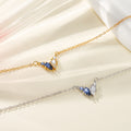 Collar Personalizado Mariposa Piedra de Nacimiento Dainty Joyería Navidad Cumpleaños Aniversario Regalo para la Madre Mujeres