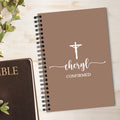 Personalizada Cruz Nombre Artístico 120 Páginas A5 Espiral Diario Cuaderno Grabación Accesorios Cumpleaños Religioso Bautizo Regalo para Cristianos