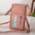 Personalizada Prom Queen Nacimiento Flor Crossbody Bolsa de teléfono con nombre Fiesta de graduación Cumpleaños Día de la Madre de regalo para las mujeres