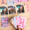 Personalizado I Was There Music Memory Photo Poker Card Deck 54 Pcs Bachelor Party Eras Tour Souvenier Gift for Family Friend