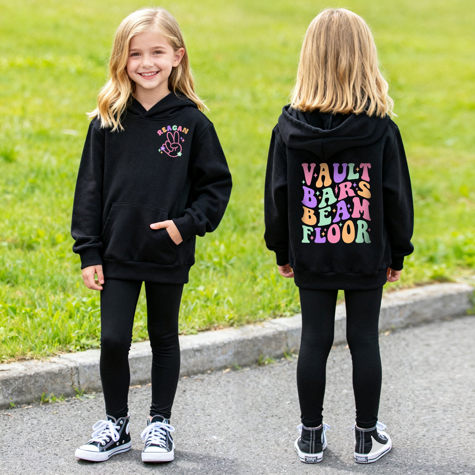 Personalizada Gimnasia Temática Suave Niño Adulto Camiseta Sudadera Sudadera con Capucha con Nombre y Texto Entrenamiento Cumpleaños Navidad Regalo para Gimnastas