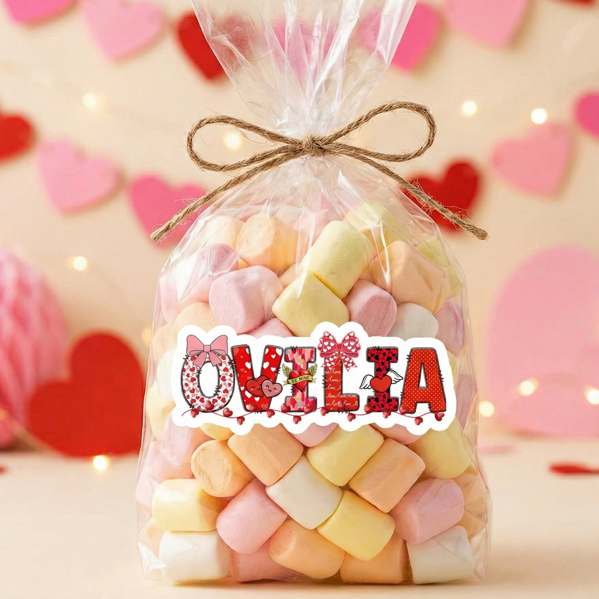 Personalizada a rayas leopardo Imprimir Nombre Pegatinas impermeables Intercambio de Clase Fiesta Regalo Etiqueta Decoración Día de San Valentín Favores para Pareja Niños