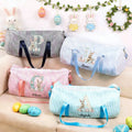Bolsa de viaje de gran capacidad con nombre y correa para el hombro para regalo de Pascua para niños adolescentes