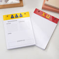 Bloc de notas personalizado con 50 páginas de letras griegas y pizarra acrílica Sorority Meeting Birthday Gift for Sisters | Callie × Affinity Licensing